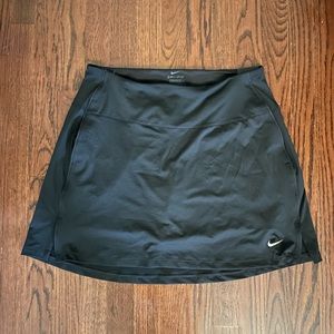 Nike Dri Fit Black UPF 40 Golf Skirt